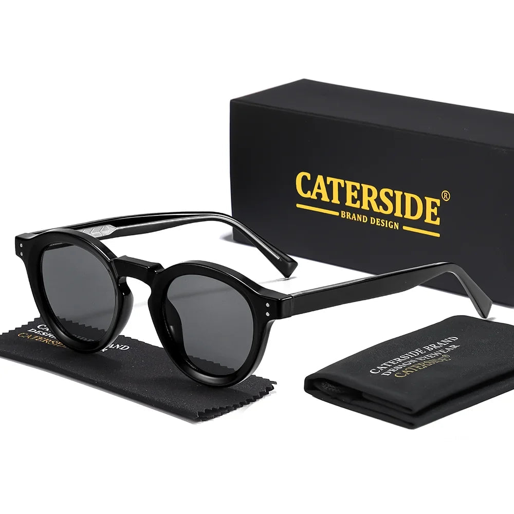 Klassische Runde Designer-Sonnenbrille – UV400