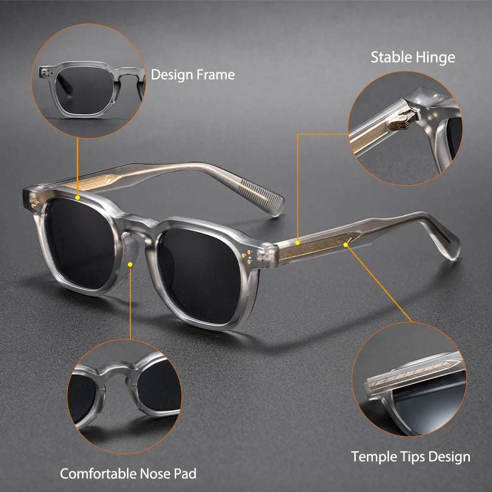 Kleine Quadratische Sonnenbrille – UV400