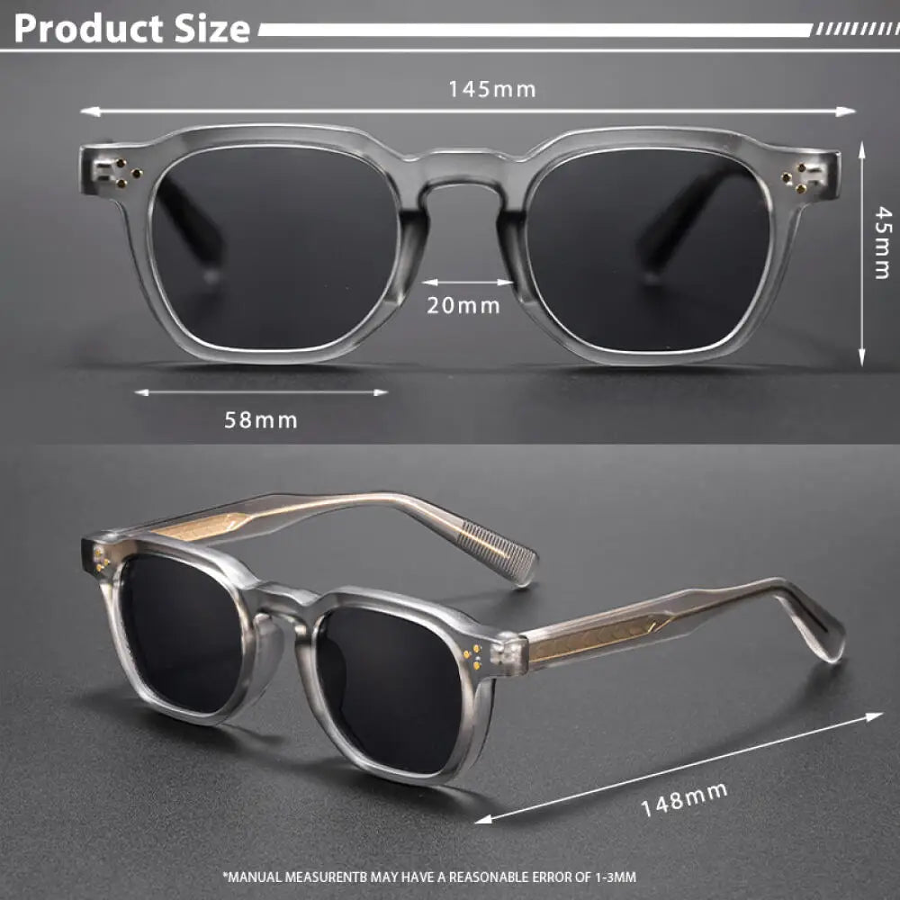 Kleine Quadratische Sonnenbrille – UV400