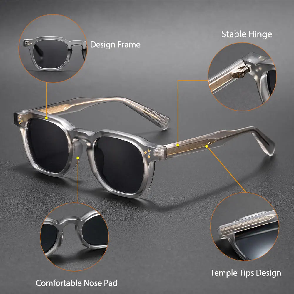 Kleine Quadratische Sonnenbrille – UV400