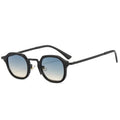 Kleine Square Sonnenbrille – Schwarz Grün, UV400