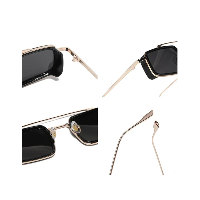 Kompakte Rectangle Sonnenbrille – Produktansicht 3, UV400