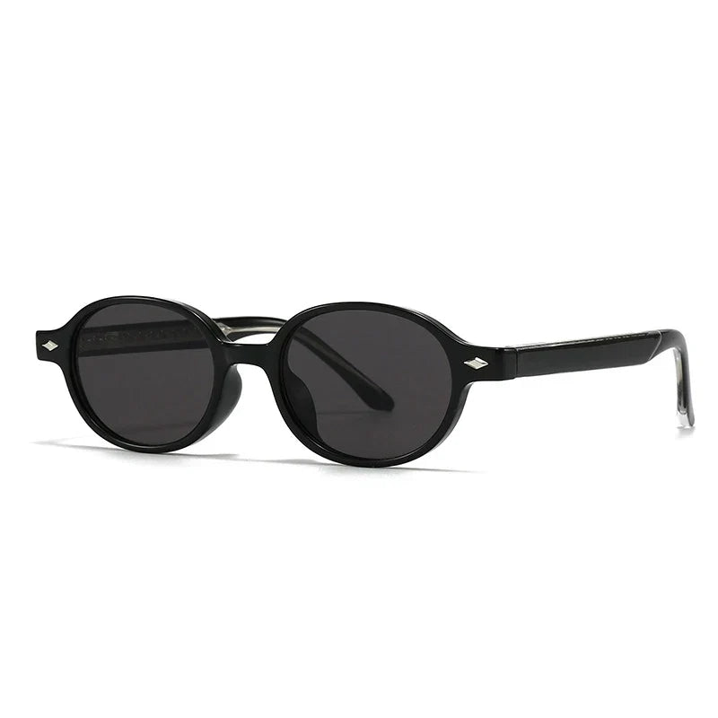 Kompakte Retro Oval Sonnenbrille – UV400
