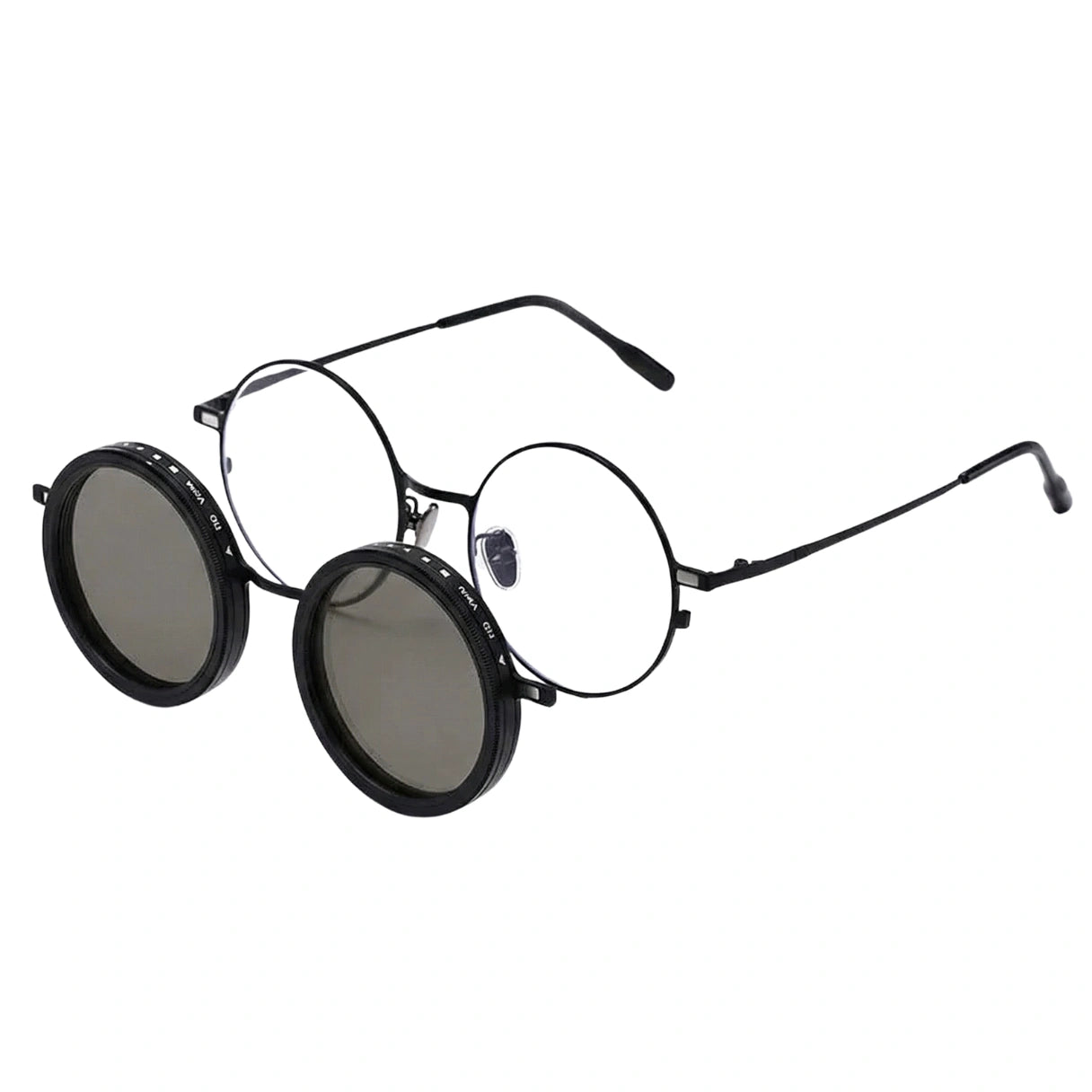 Magnetische Clip-On Sonnenbrille – Polarisiert & stufenlos dimmbar - UV400