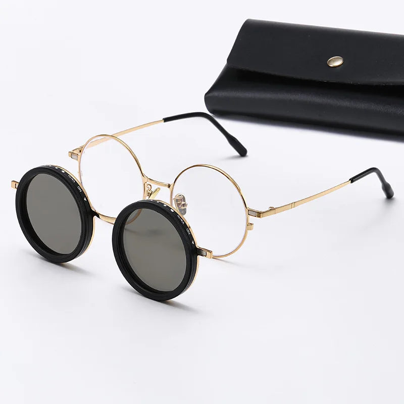 Magnetische Clip-On Sonnenbrille – Polarisiert & stufenlos dimmbar - UV400