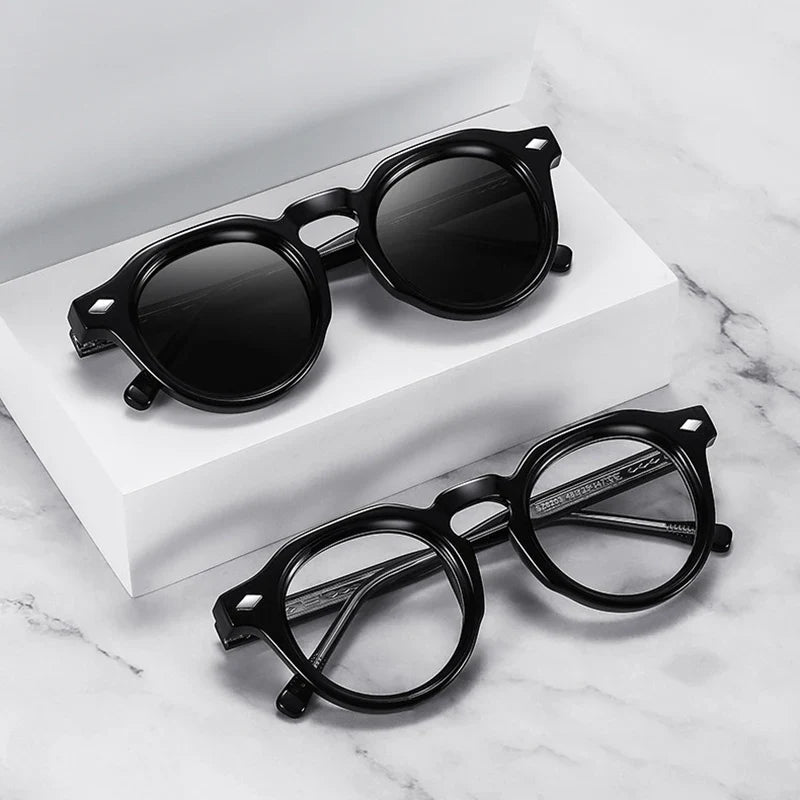 Moderne Runde Sonnenbrille – UV400