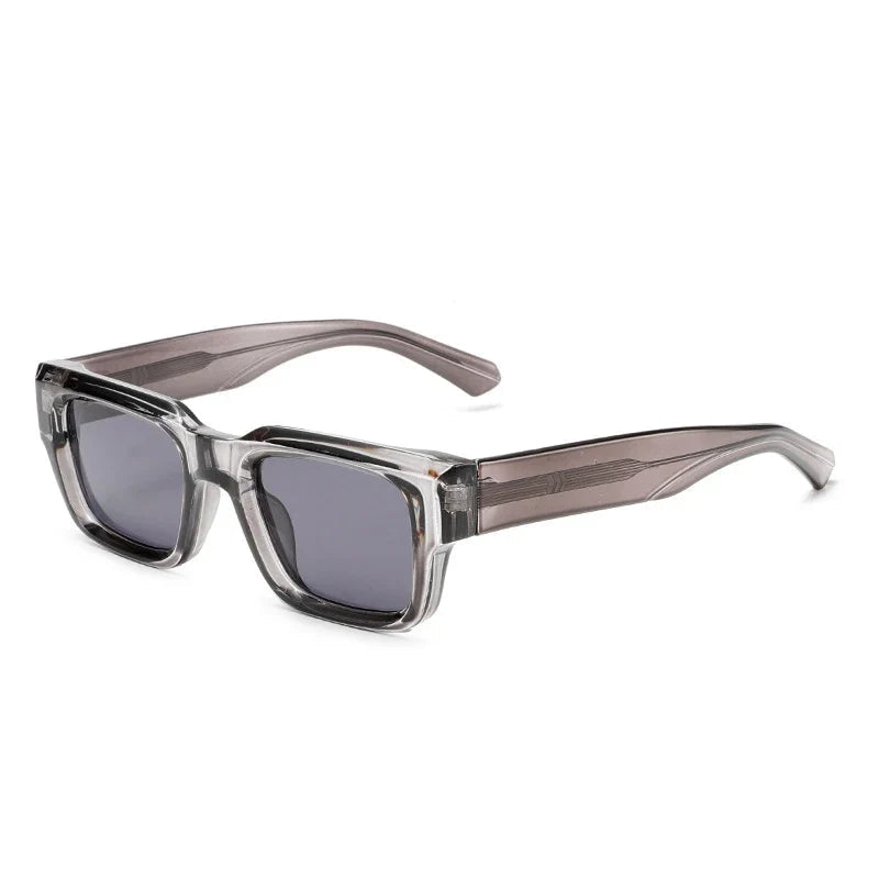 Moderne Square Sonnenbrille – Grau, UV400