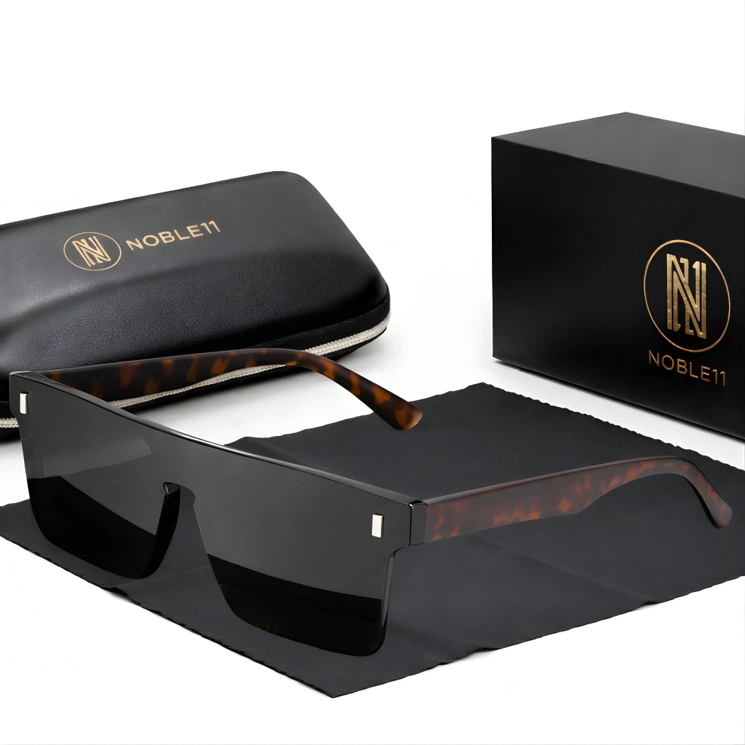 Noble11 Aegis Sonnenbrille – Titan Leopard, polarisiert, UV400