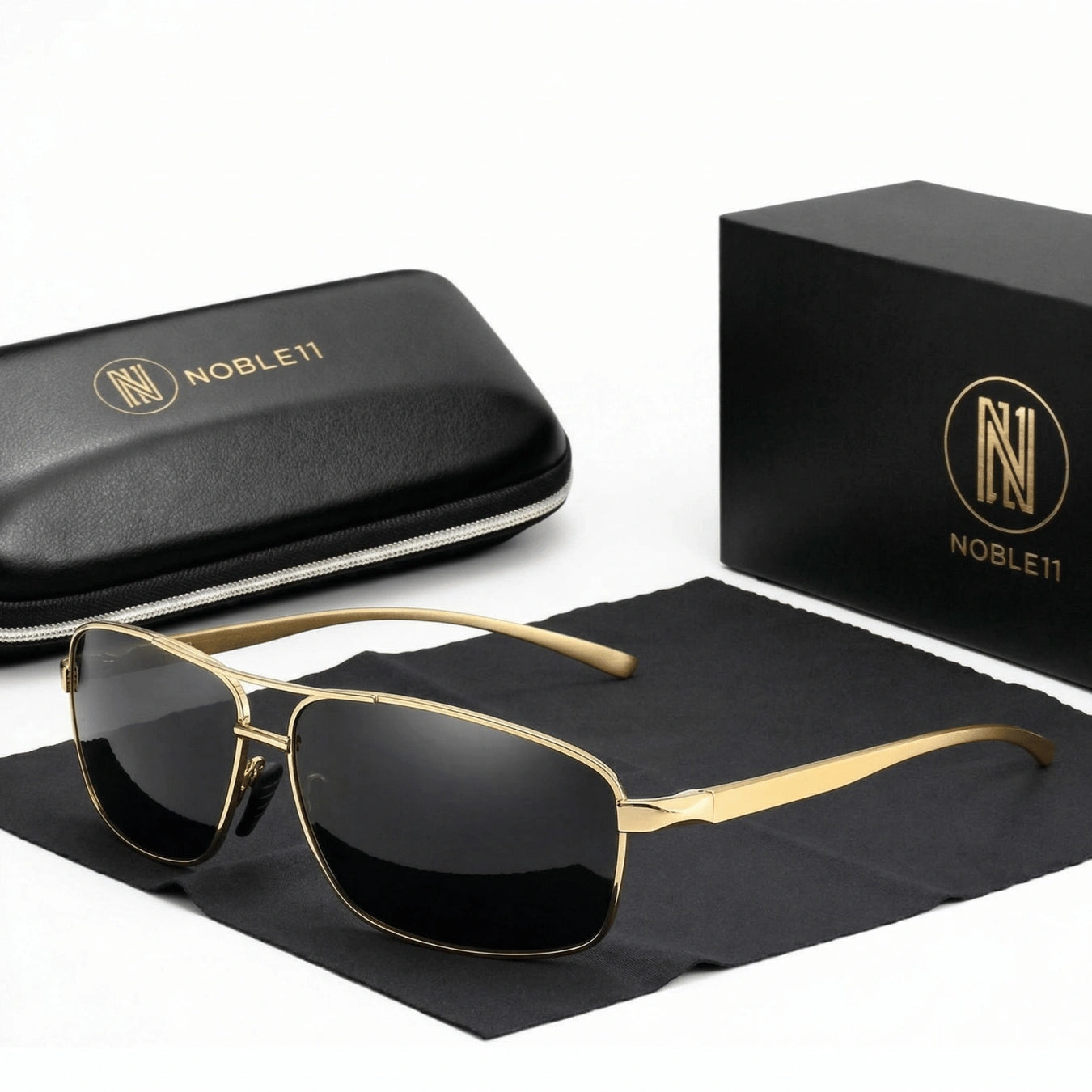 Noble11 Ascent Sonnenbrille – Königsgold, polarisiert, UV400