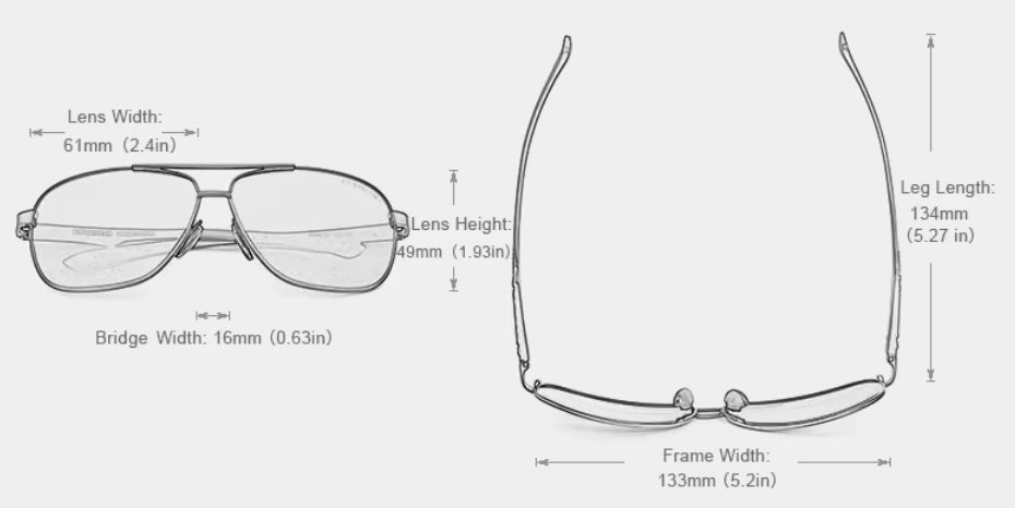 Noble11 Atlas - Unisex Sonnenbrille Polarisiert & UV400