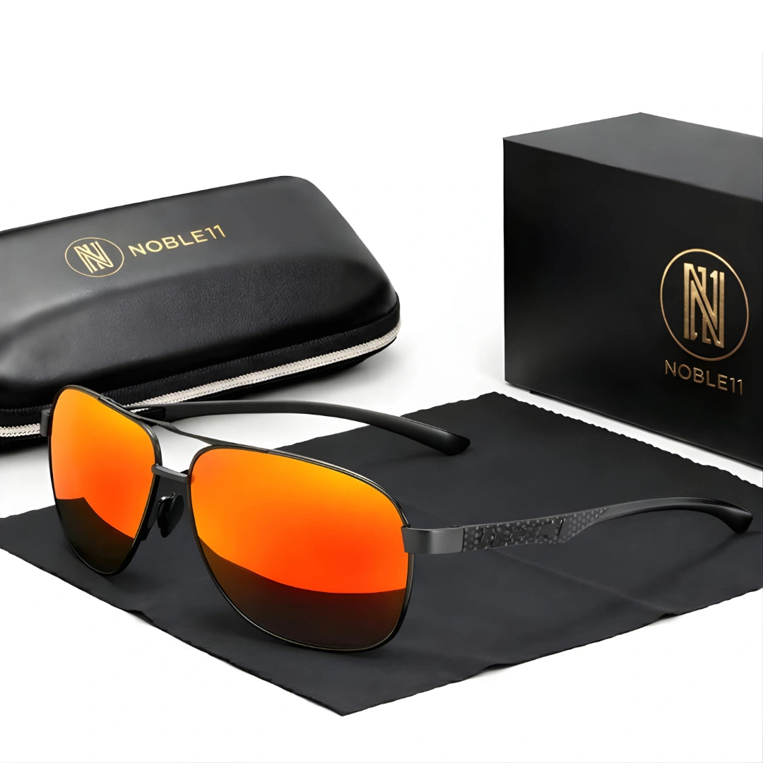 Noble11 Atlas Sonnenbrille – Rubin Rot, polarisiert, UV400