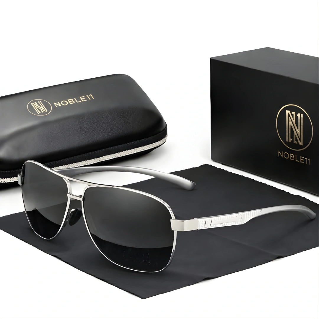Noble11 Atlas Sonnenbrille – Silbergrau, polarisiert, UV400