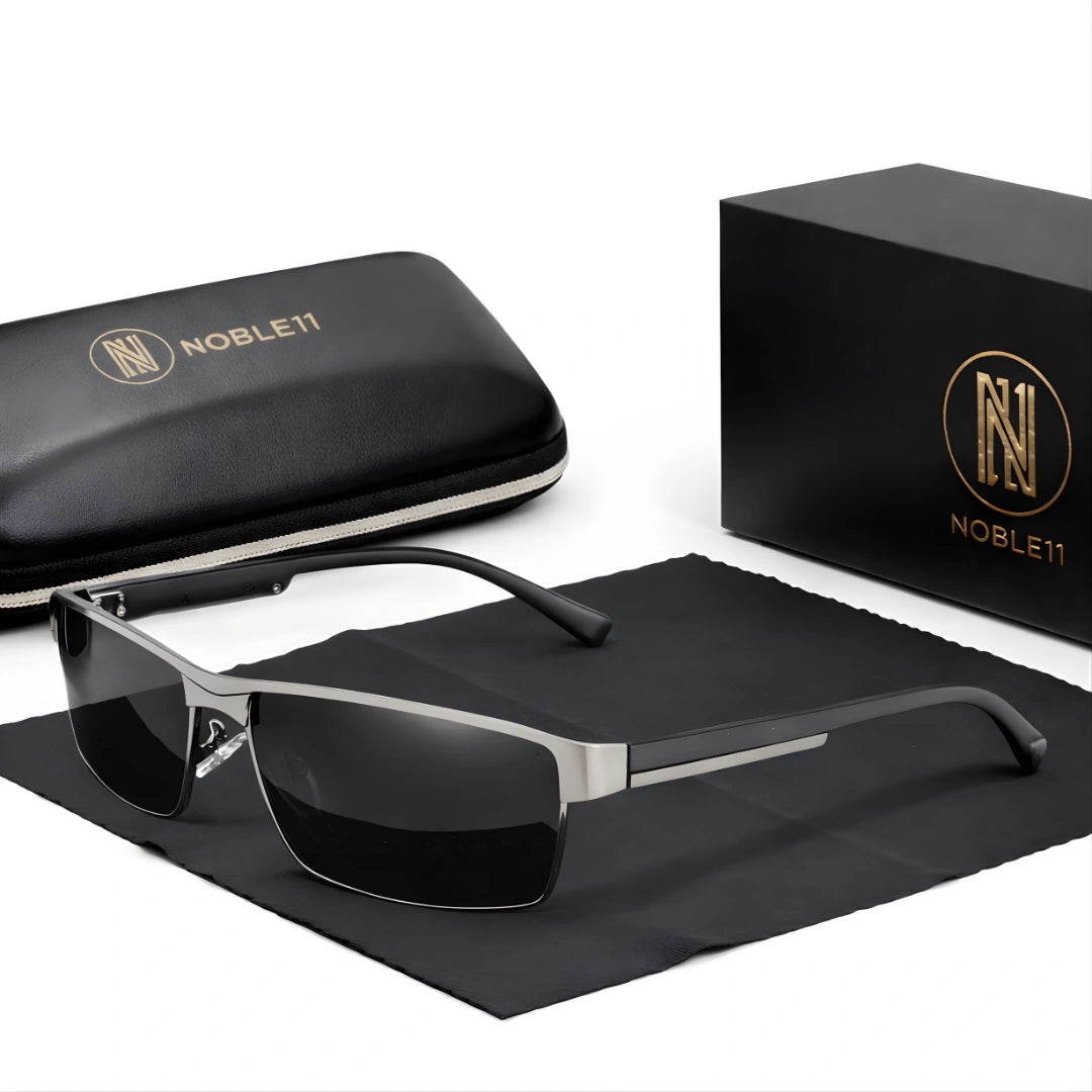 Noble11 Axiom Sonnenbrille – Titan Grau, polarisiert, UV400