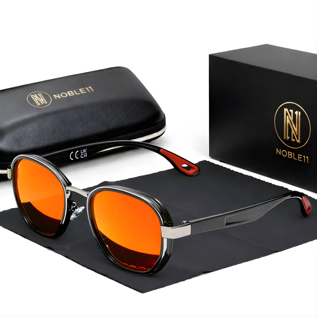 Noble11 Cavalier Sonnenbrille – Rubin Noir, polarisiert, UV400