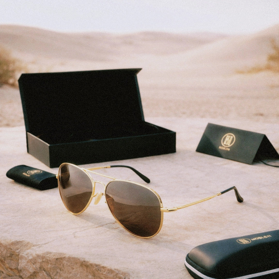 Noble11 Desert Arc Sonnenbrille – Produktansicht 3, polarisiert, UV400