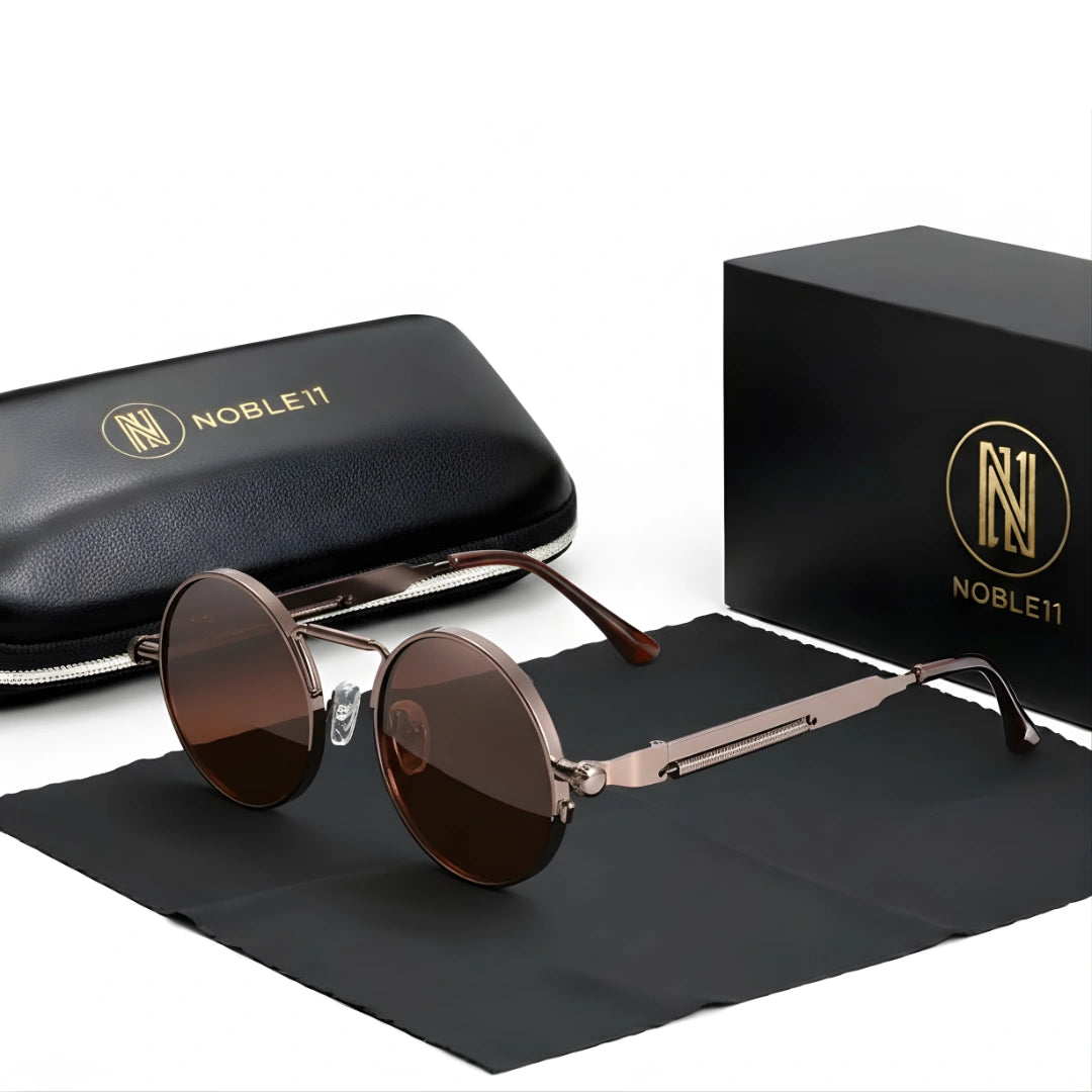 Noble11 Helios Sonnenbrille – Espresso Umber, polarisiert, UV400