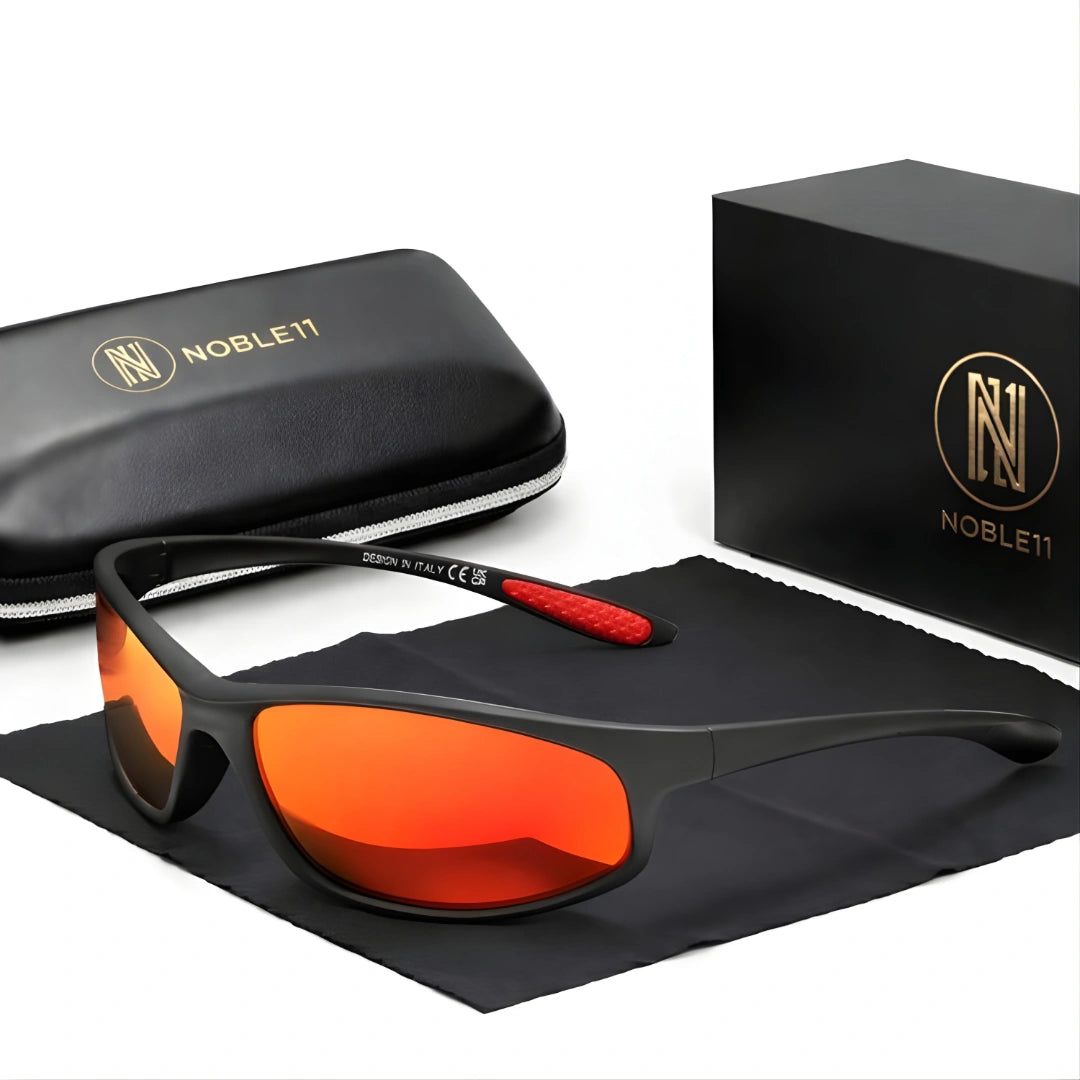 Noble11 Horizon Sonnenbrille – Rubin Rot, polarisiert, UV400