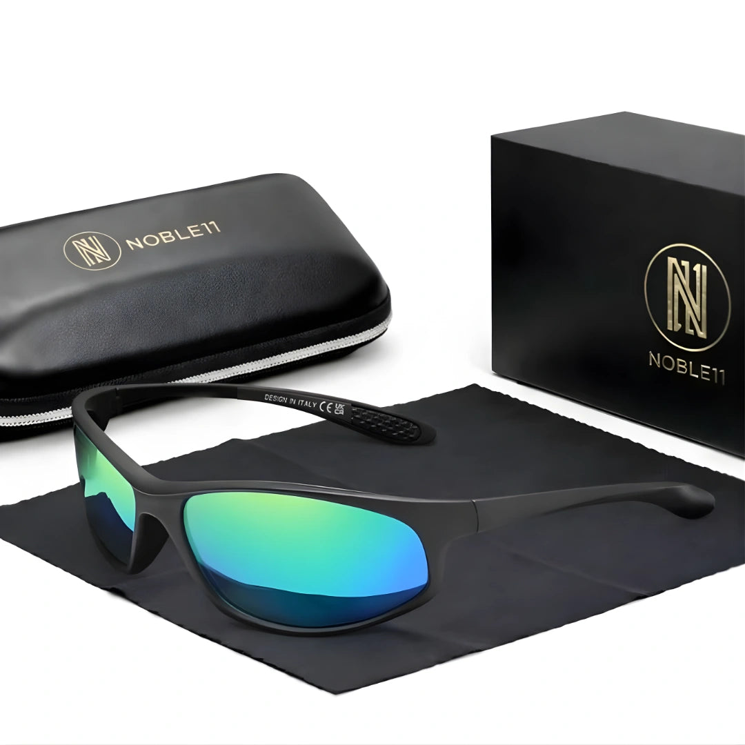 Noble11 Horizon Sonnenbrille – Spiegelgrün, polarisiert, UV400