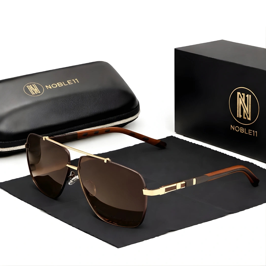 Noble11 Imperio Sonnenbrille – Espressobraun – Heritage, polarisiert, UV400
