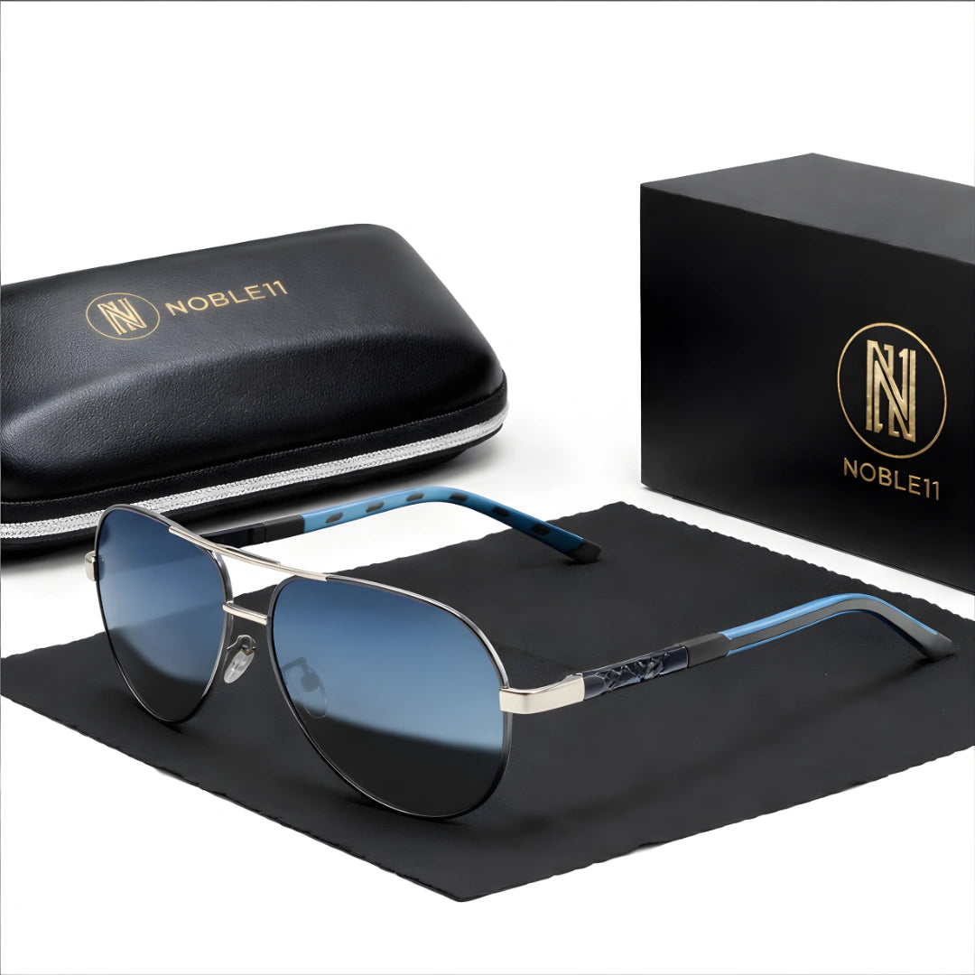 Noble11 Imperio Sonnenbrille – Kristallblau – Ice Edition, polarisiert, UV400