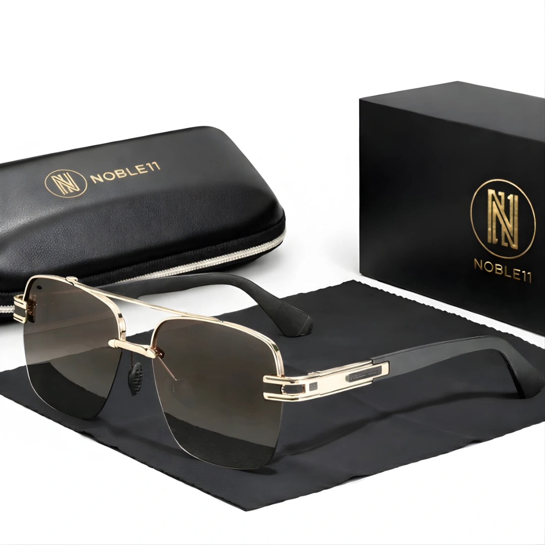 Noble11 Magnus Sonnenbrille – Goldbraun, polarisiert, UV400