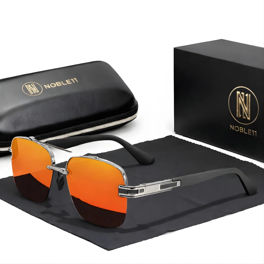 Noble11 Magnus Sonnenbrille – Rubin Inferno, polarisiert, UV400