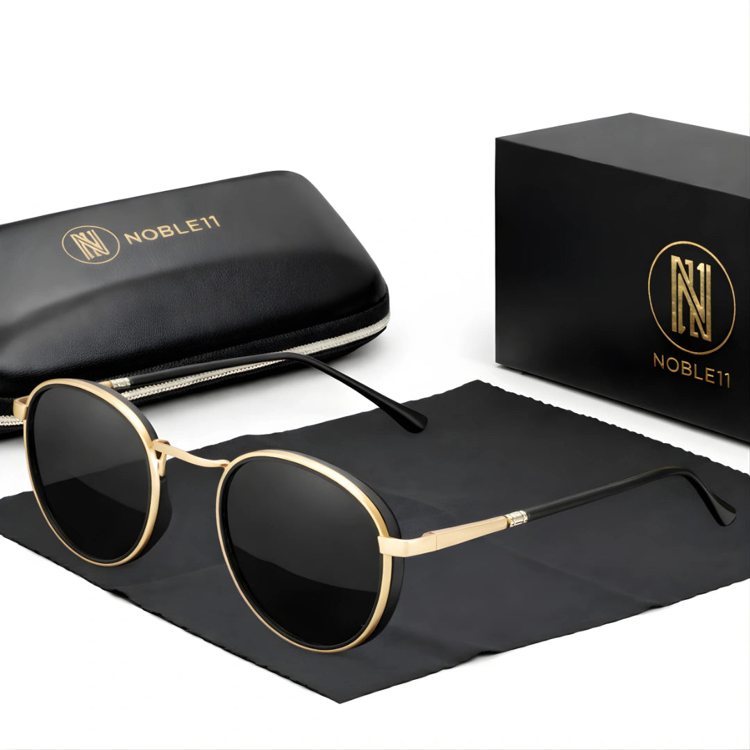 Noble11 Monarch Sonnenbrille – Champagner Grau, polarisiert, UV400
