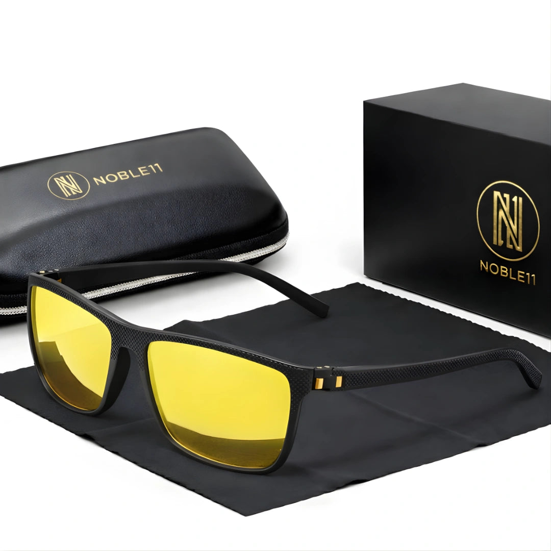 Noble11 Nightfall Sonnenbrille – Nachtfilter Gold, polarisiert, UV400