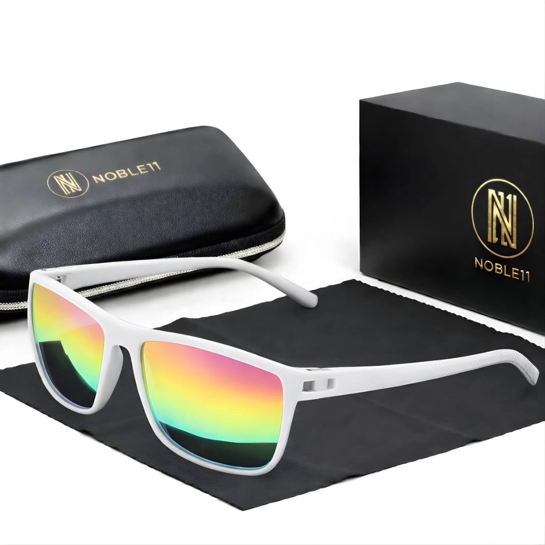 Noble11 Nightfall Sonnenbrille – Prisma Weiß, polarisiert, UV400