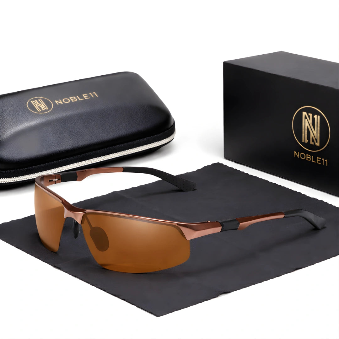 Noble11 Pulse Sonnenbrille – Bernstein Braun, polarisiert, UV400