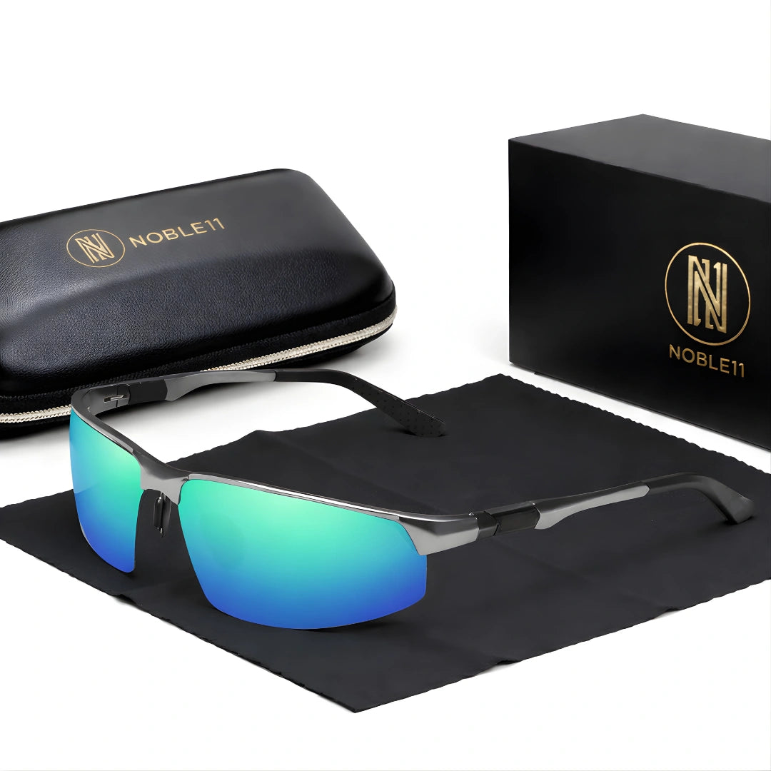 Noble11 Pulse Sonnenbrille – Smaragd Grün, polarisiert, UV400