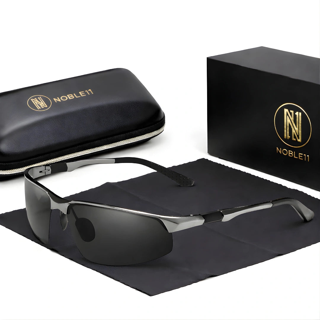 Noble11 Pulse Sonnenbrille – Titan Grau, polarisiert, UV400
