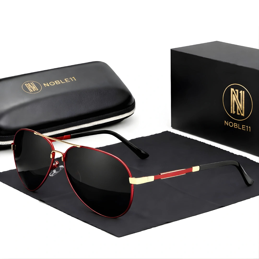 Noble11 Regalis Sonnenbrille – Rubin Schatten, polarisiert, UV400
