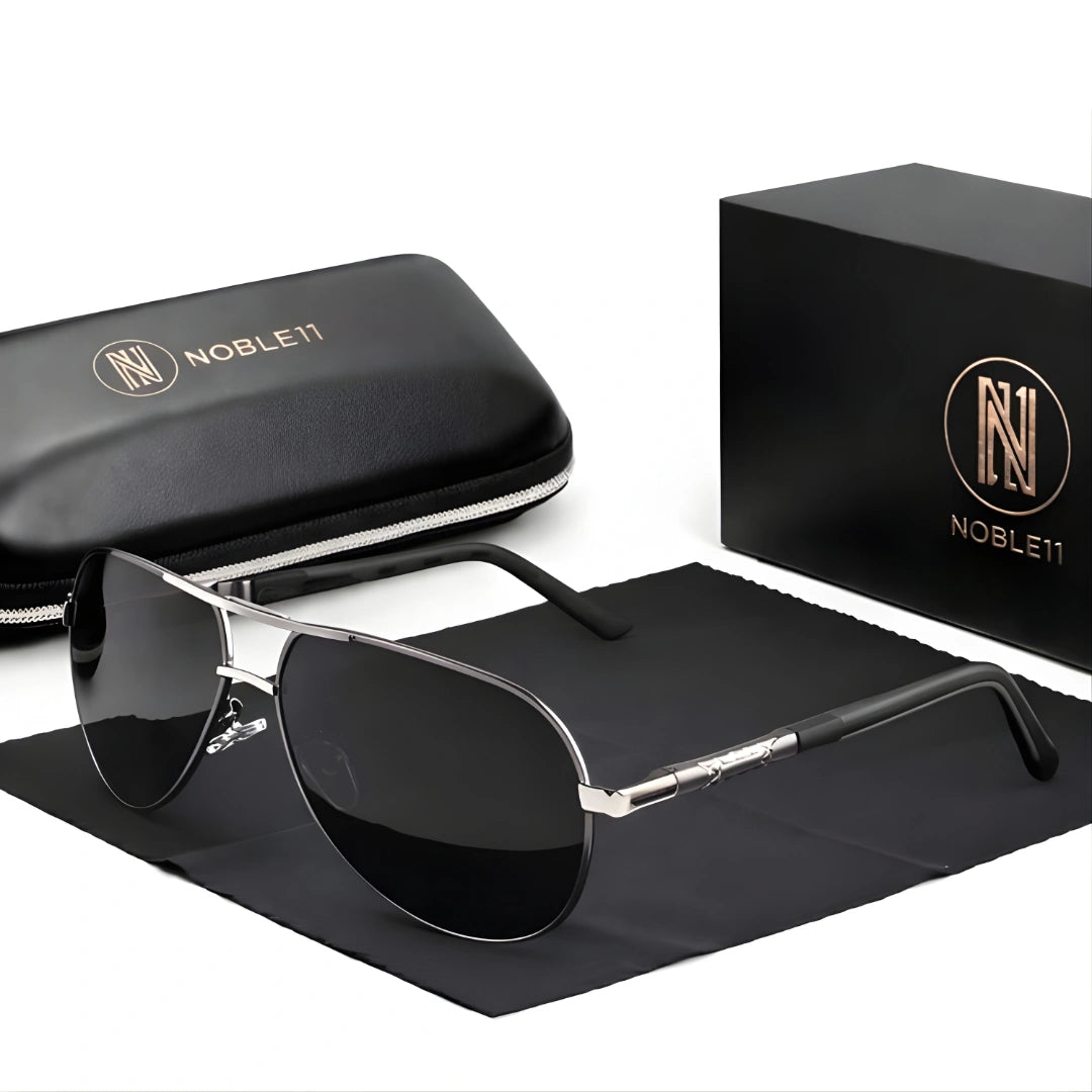 Noble11 Regent Sonnenbrille – Anthrazit Schwarz, polarisiert, UV400