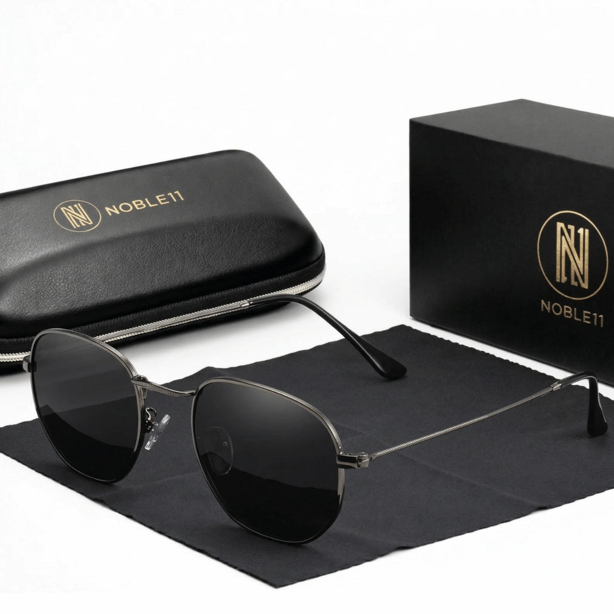 Noble11 Signum Sonnenbrille – Schattengrau, polarisiert, UV400