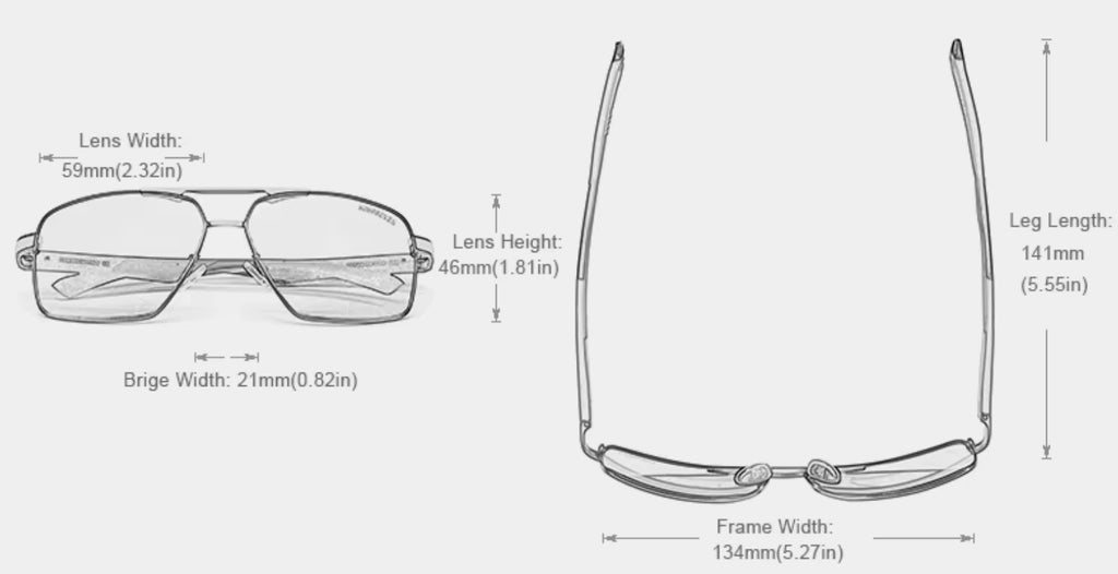 Noble11 Titan - Unisex Sonnenbrille Polarisiert & UV400