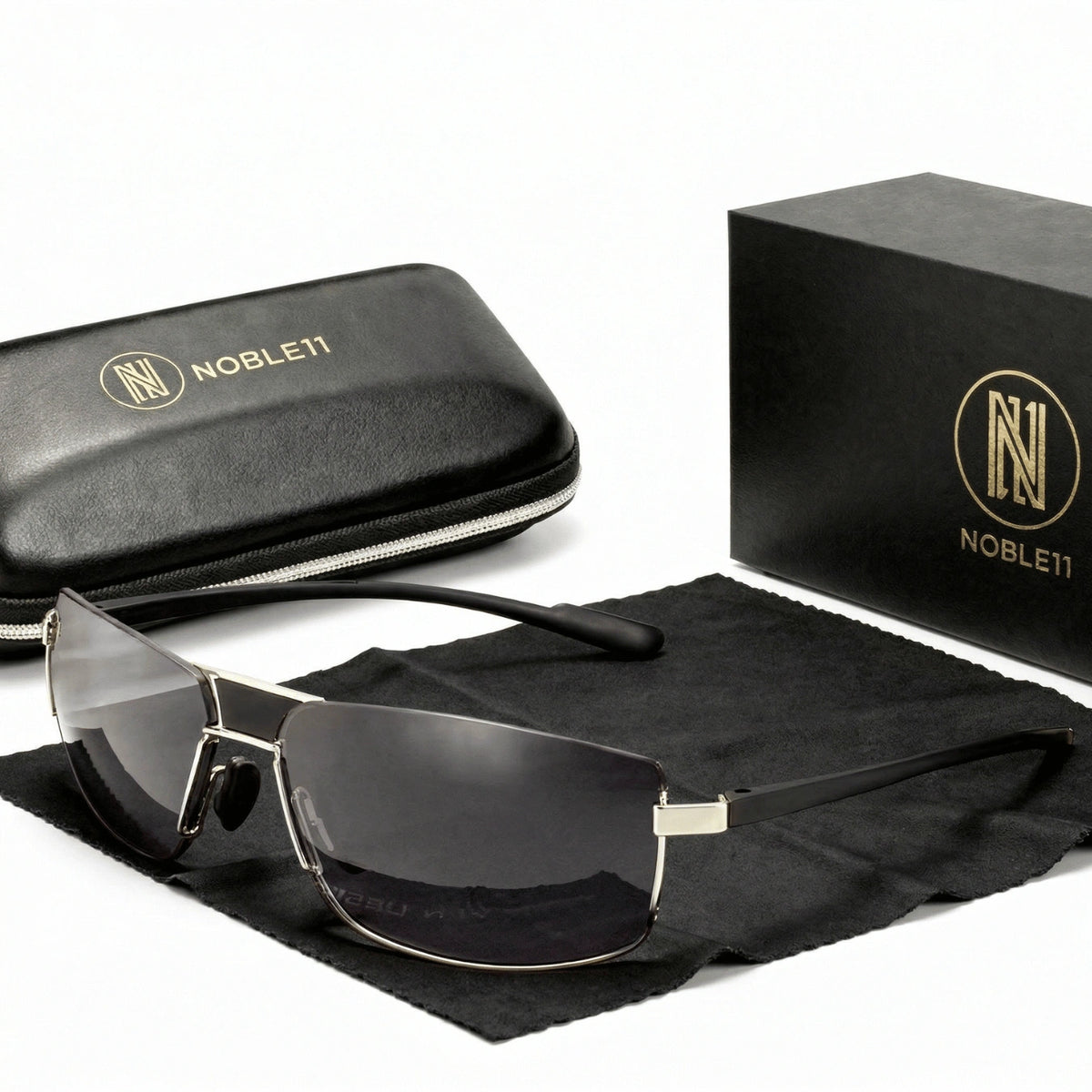 Noble11 Tyrant Sonnenbrille – Stahl, polarisiert, UV400