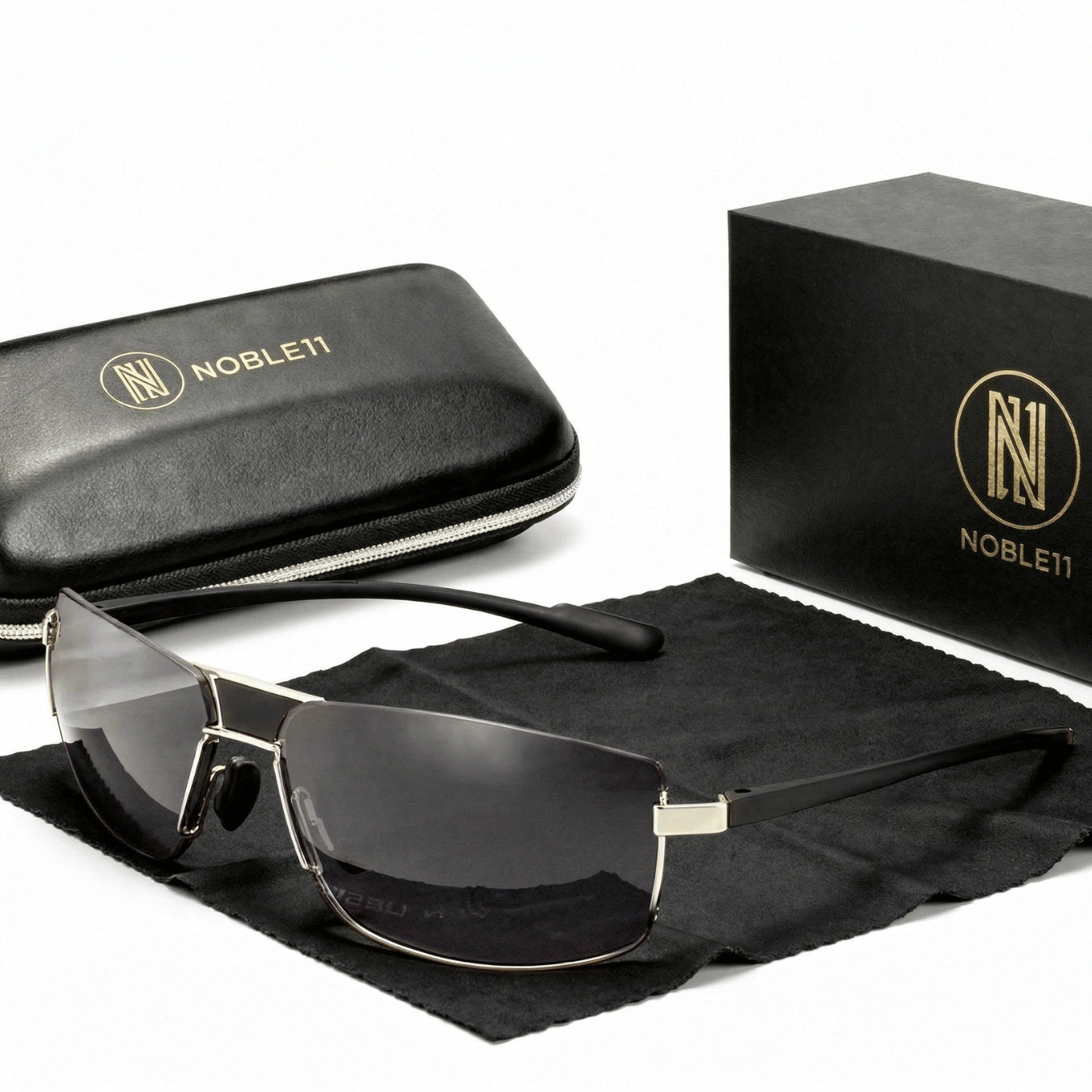 Noble11 Tyrant Sonnenbrille – Stahl, polarisiert, UV400