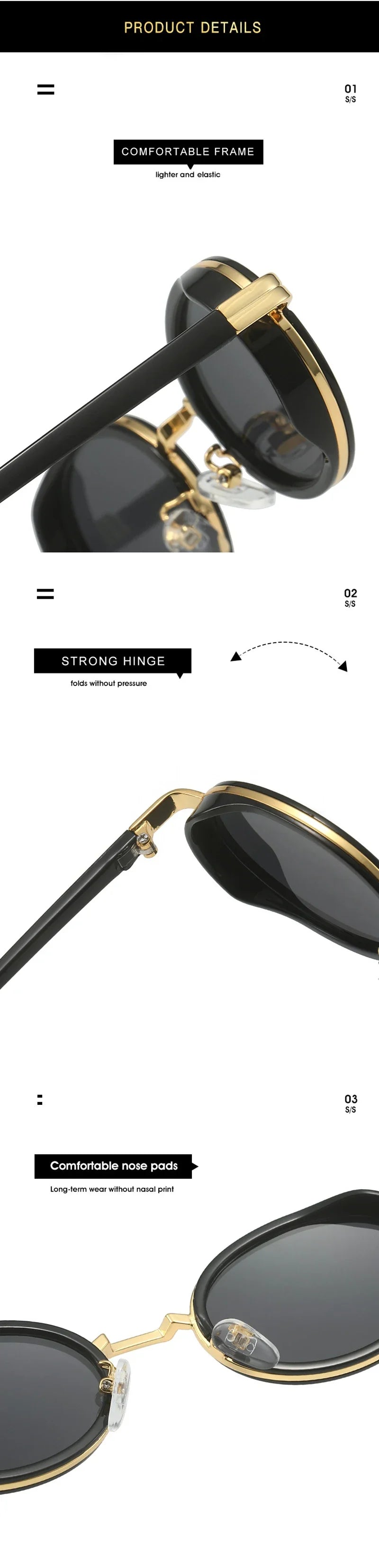 Oval-Sonnenbrille - UV400