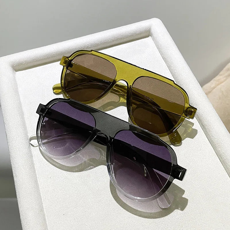 Oversize Pilot Sonnenbrille – Produktansicht 2, UV400