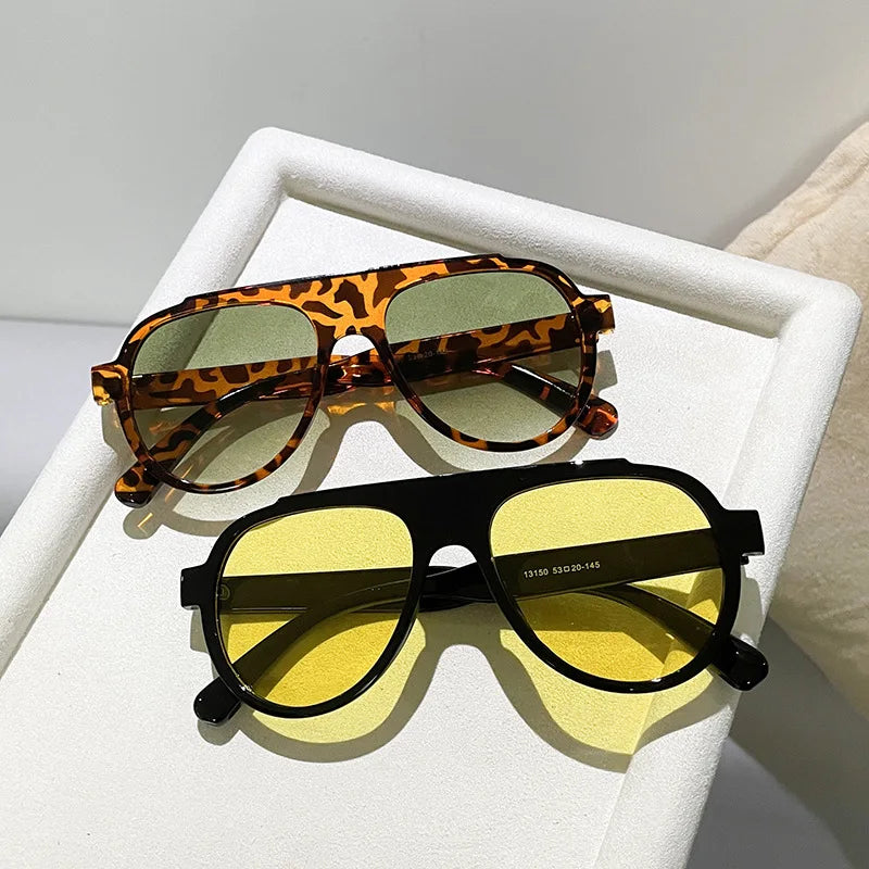 Oversize Pilot Sonnenbrille – Produktansicht 3, UV400