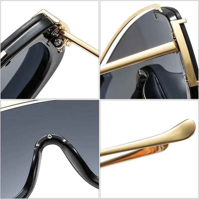 Oversized Sonnenbrille – Produktansicht 3, UV400