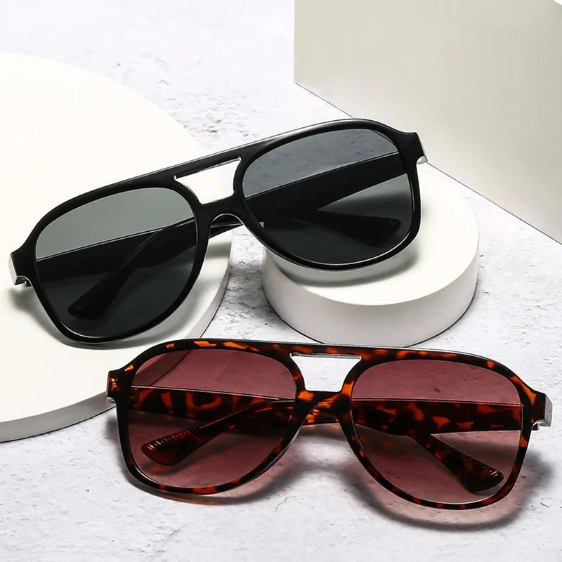 Pilot Sonnenbrille mit Doppelsteg – UV400