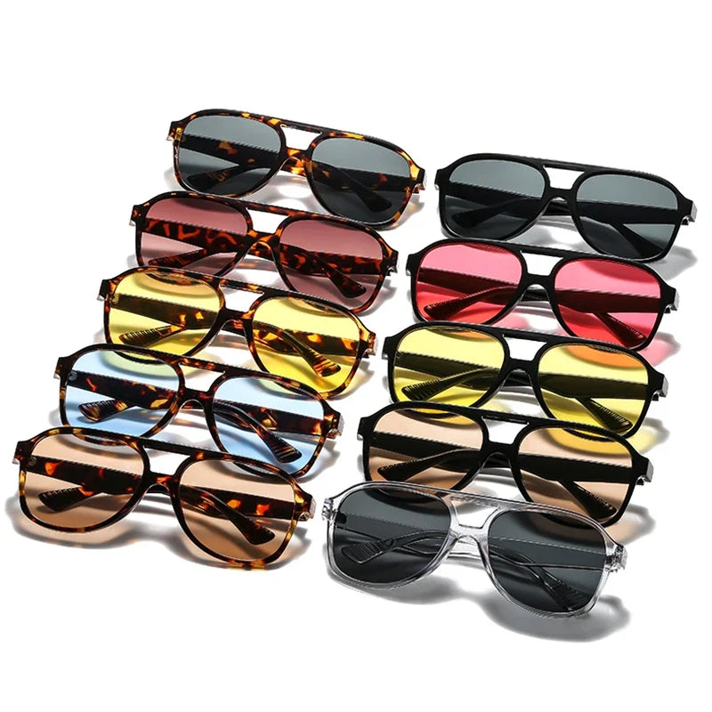 Pilot Sonnenbrille mit Doppelsteg – UV400