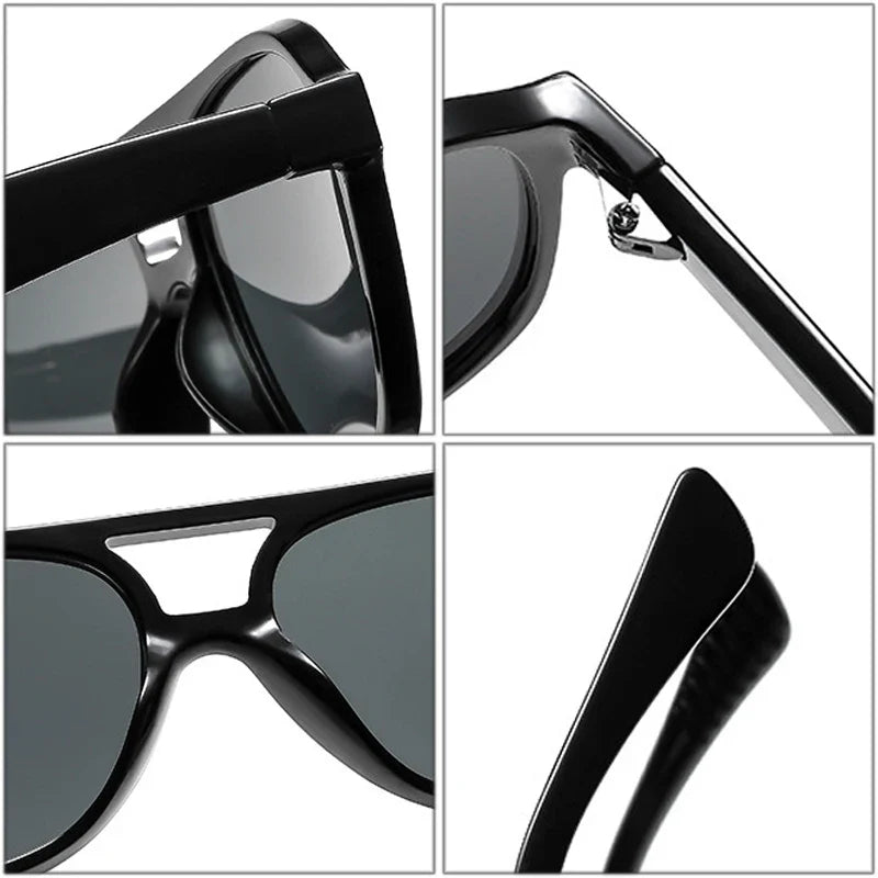 Pilot Sonnenbrille mit Doppelsteg – UV400