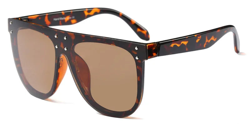 Pilot Sonnenbrille – Leopard Tee, UV400