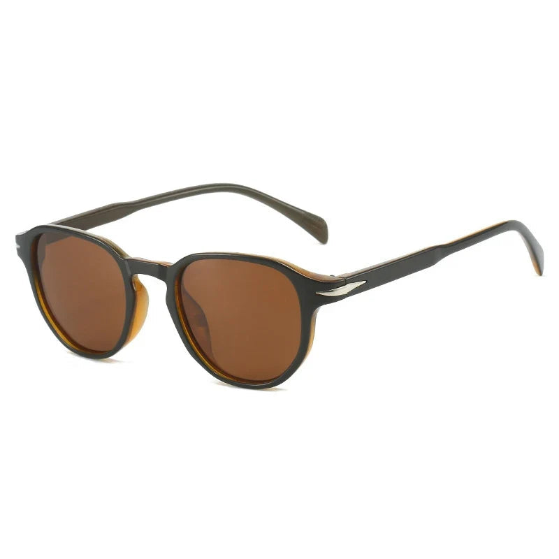Polarisierte Oval Sonnenbrille – UV400