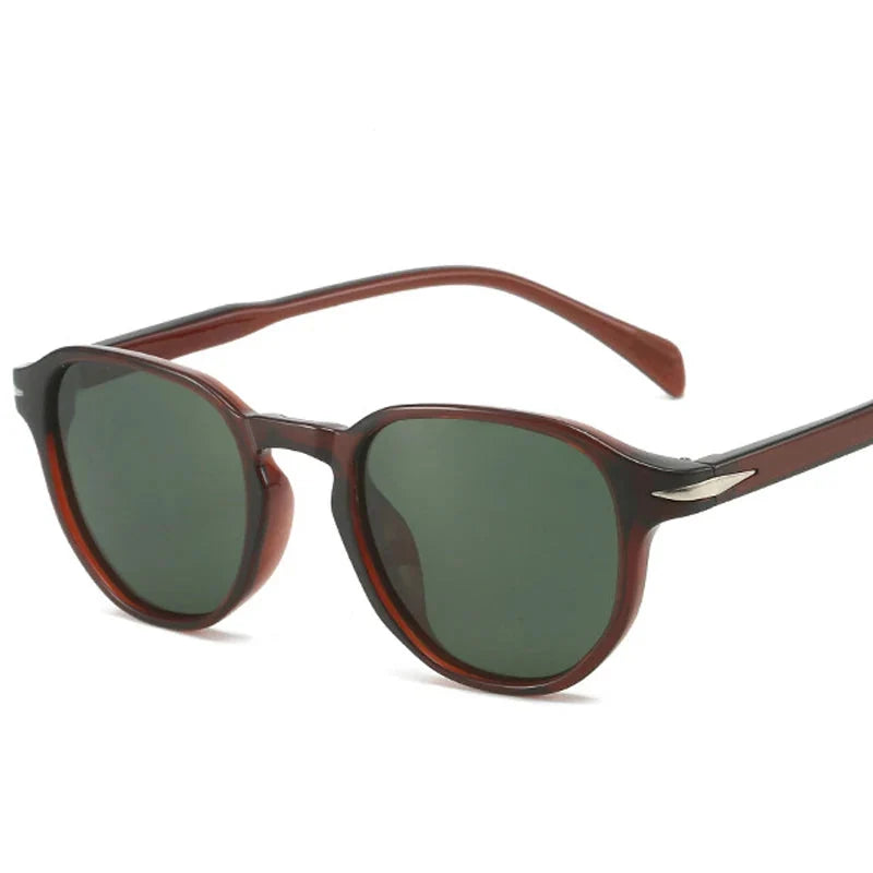 Polarisierte Oval Sonnenbrille – UV400
