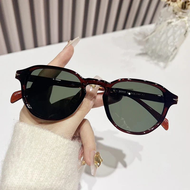 Polarisierte Oval Sonnenbrille – UV400