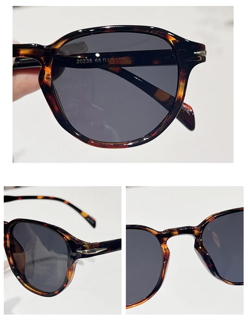 Polarisierte Oval Sonnenbrille – UV400